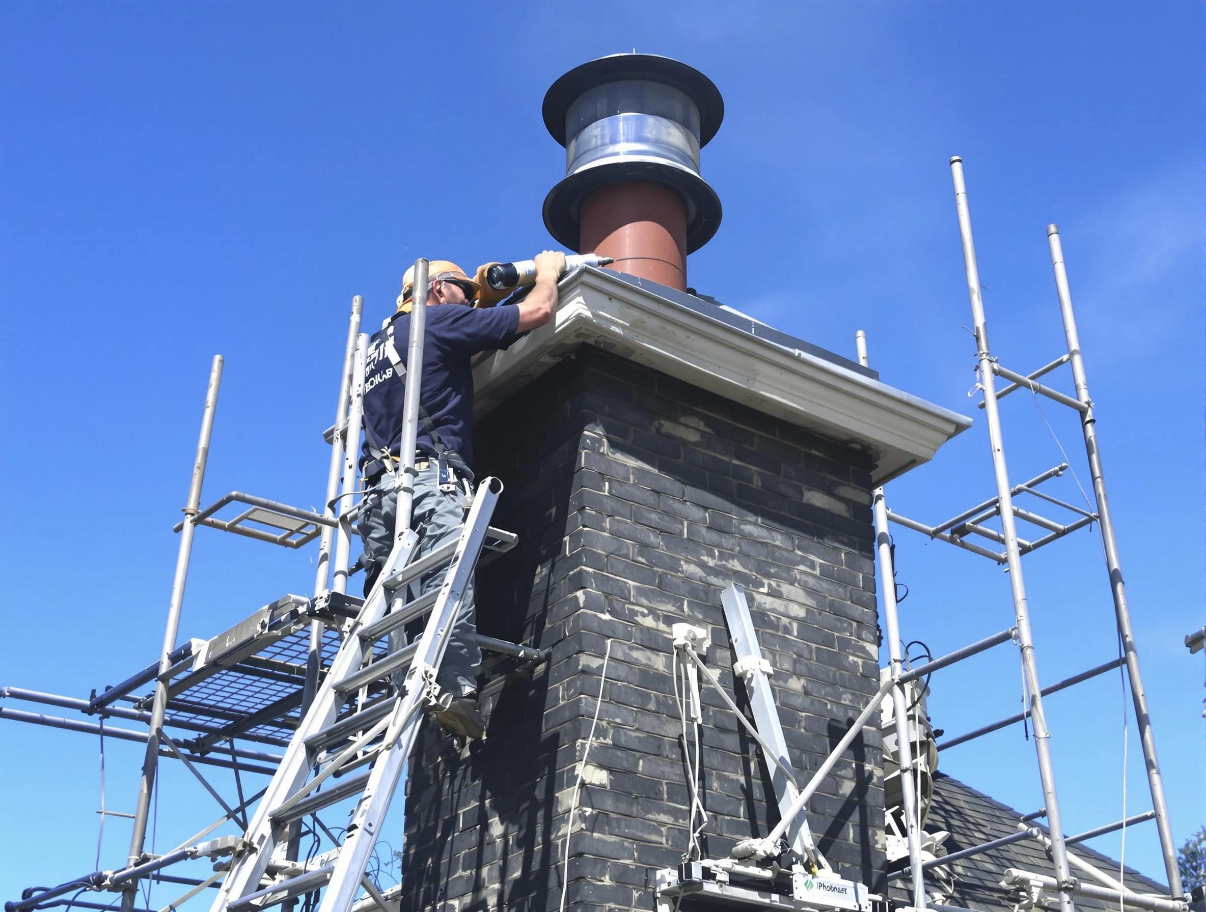 Sturdy chimney crown finished by Pleasant Grove Chimney Sweep in Pleasant Grove, AL
