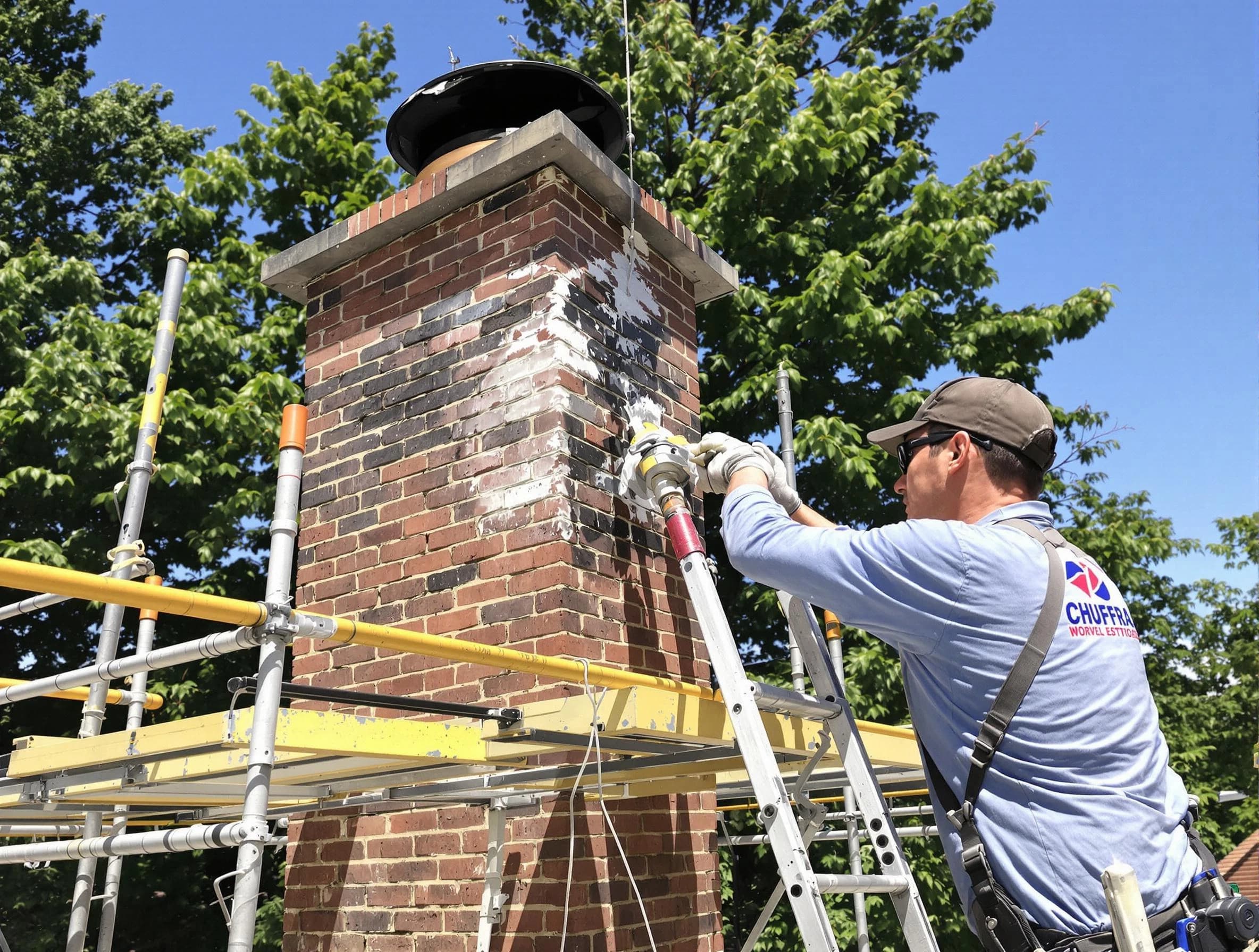 Structural chimney repair by Pleasant Grove Chimney Sweep in Pleasant Grove, AL