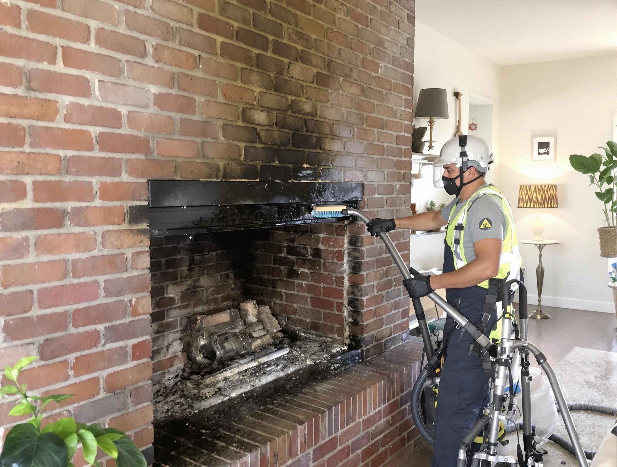 Pleasant Grove Chimney Sweep providing fireplace cleaning services in Pleasant Grove, AL