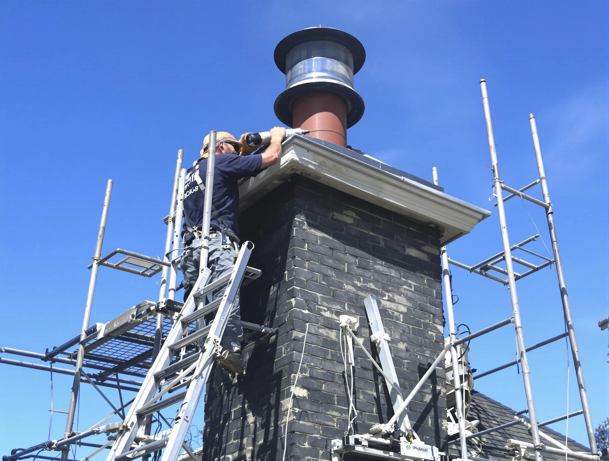 Sturdy chimney crown finished by Pleasant Grove Chimney Sweep in Pleasant Grove, AL