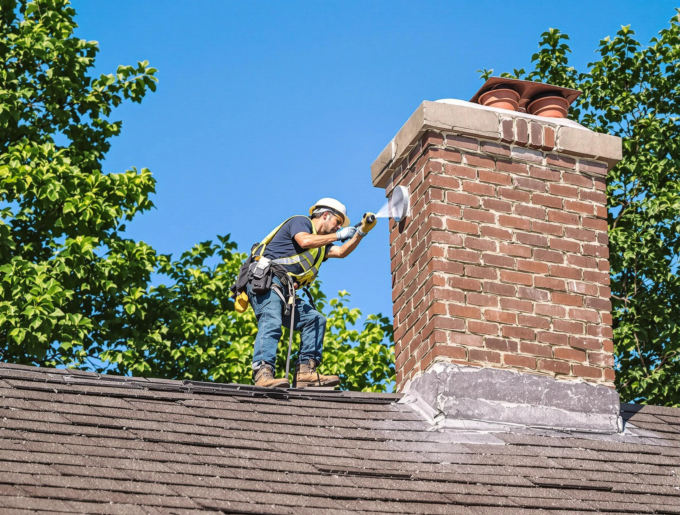 Pleasant Grove Chimney Sweep performing an inspection with advanced tools in Pleasant Grove, AL